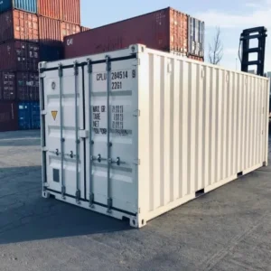 20ft Shipping Container (One Trip) White (RAL 9003) (For Rent)